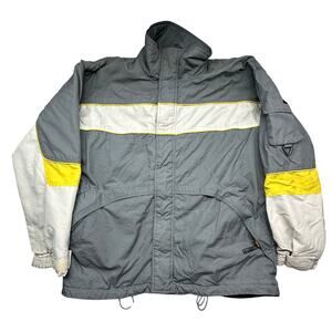 Vintage TransNine Skateboarding Outerwear Ski Snowboard Jacket Large Lined Gray